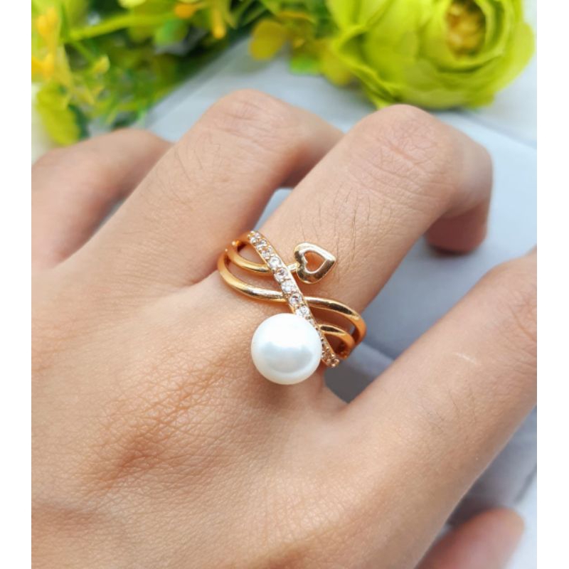 C21 BERSERTIFIKAT CINCIN MUTIARA LOMBOK ASLI CINCIN PESTA CINCIN LIVE KADO ULTAH CEWEK CINCIN ELEGAN