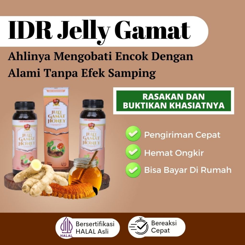 Obat Encok - IDR Jelly Gamat - Testimoni Terbukti 100 %