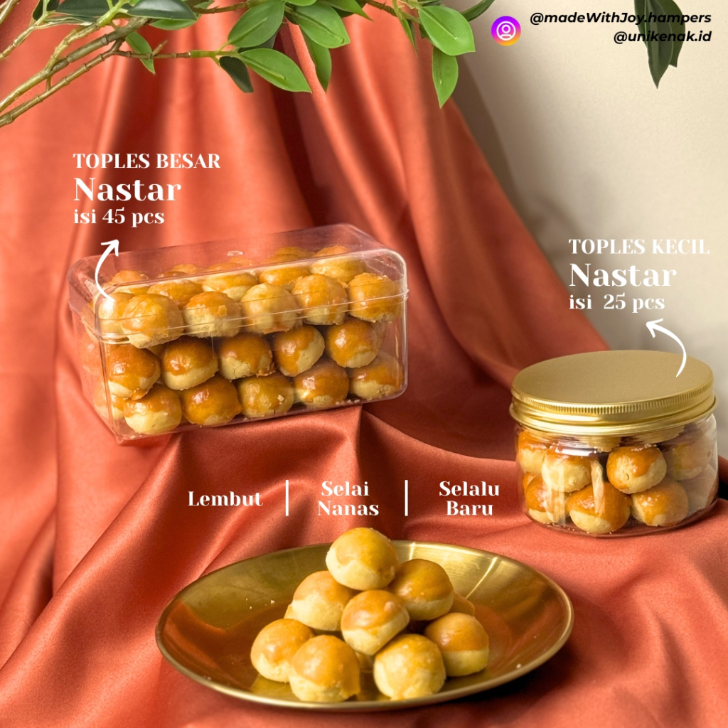 

Kue kering Nastar Premium Homemade - lembut, selalu baru, selai nanas