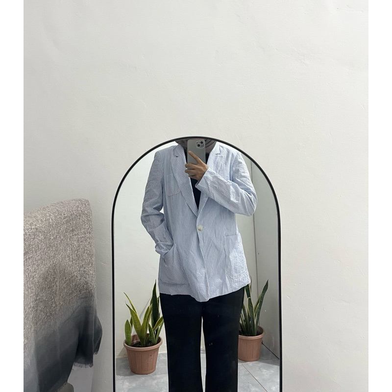 PL BLAZER SALUR BIRU