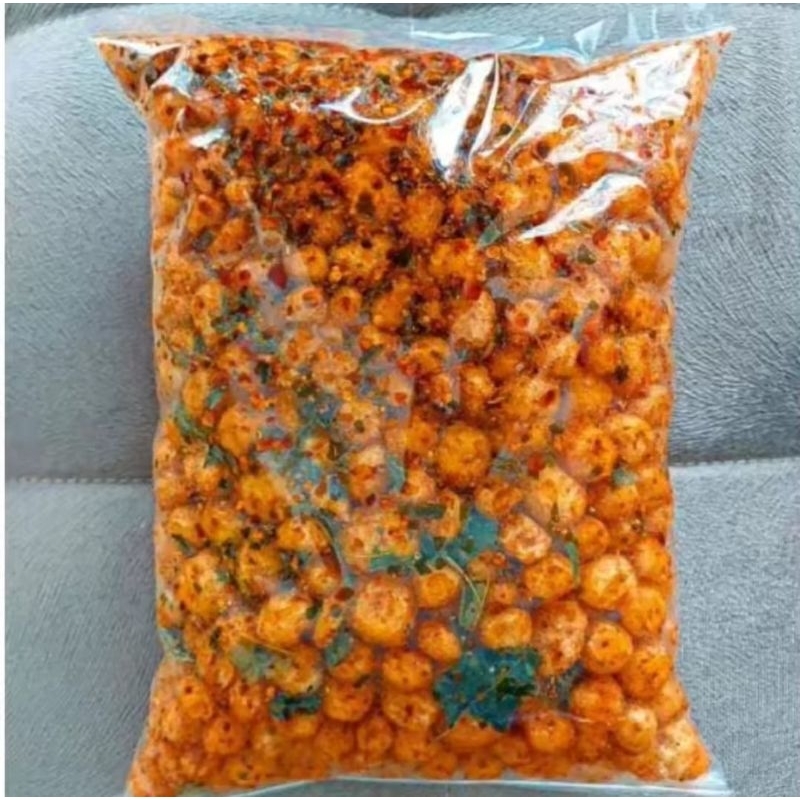 

Cimol Kering Pedas Daun jeruk Bumbu rempah Melimpah kemasan 500gram