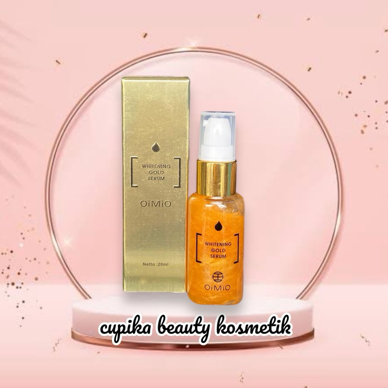 uk,bx - OIMIO SERUM WHITENING GOLD 24K 20 ML - SERUM PEMUTIH DAN PENCERAH OIMIO GOLD 24K