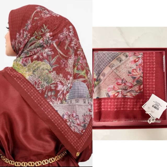 Hijab Buttonscraves AQSO Series with Logo B Jilbab Buttonscraves