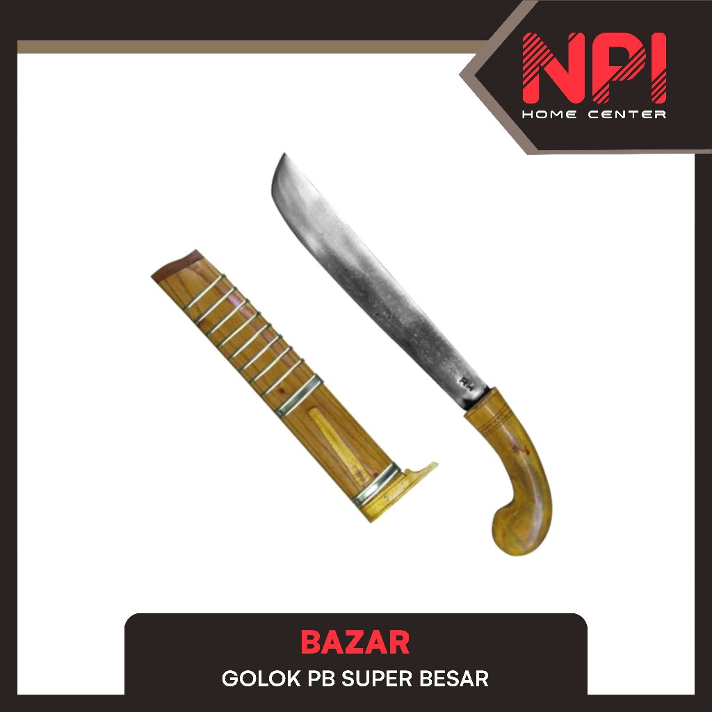 Bazar - Pisau Golok Sembelih Potong Daging Hewan Kurban Sapi Kambing Xxl