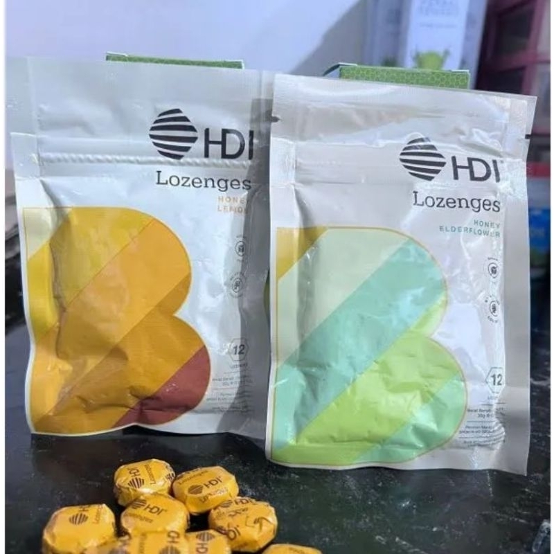 

PROLIZ LOZENGES RASA LEMON DAN RASA ELDERFLOWER