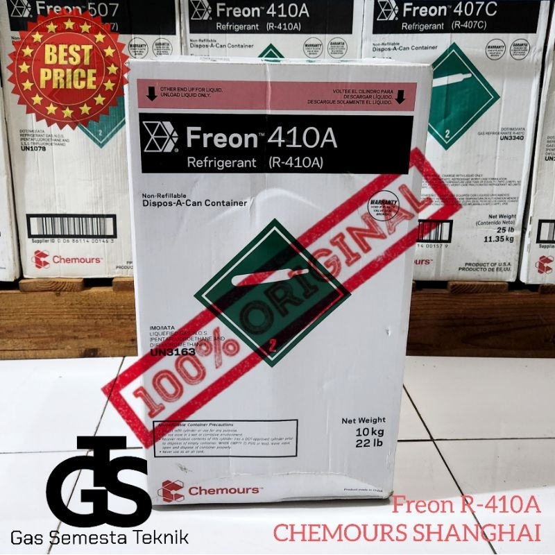 FREON R410A CHEMOURS SHANGHAI CHINA | FREON R 410A CHEMOURS SHANGHAI | FREON R 410 CHEMOURS SHANGHAI