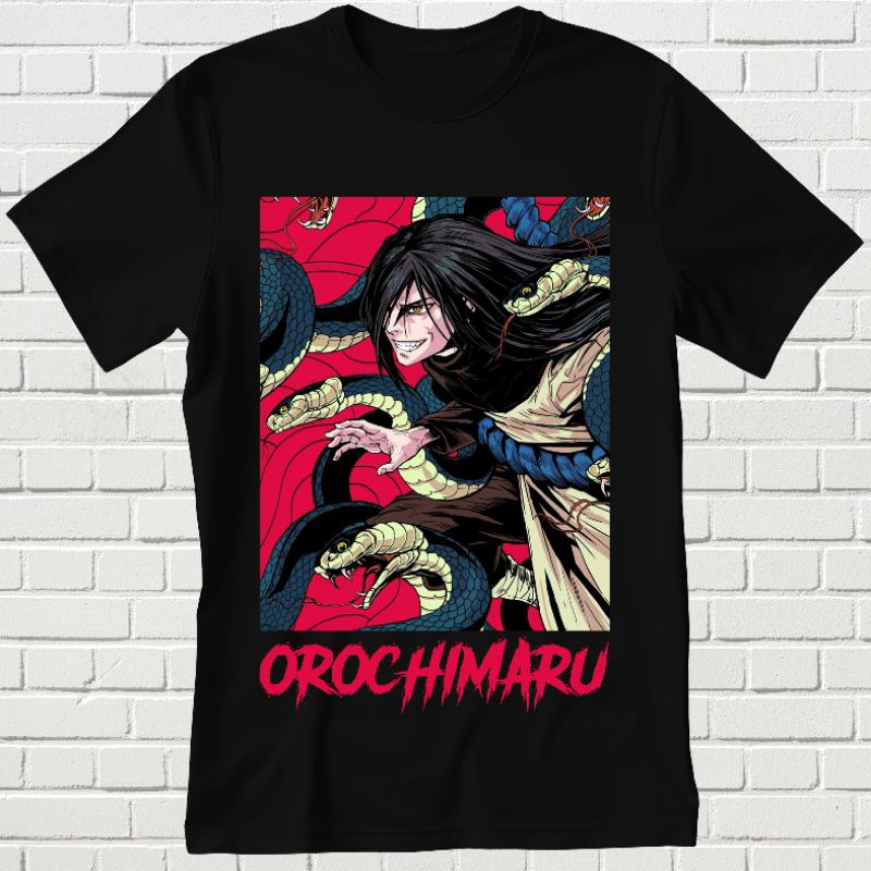 Kaos Orochimaru - Baju Kaos Dewasa - Kaos Movie - Kaos Figur