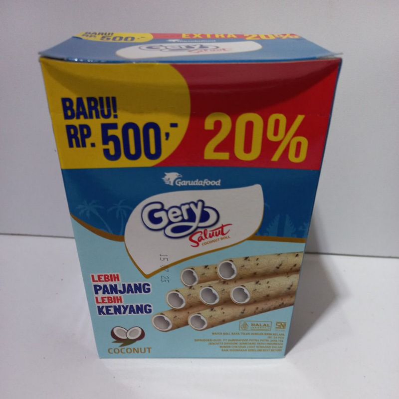 

GERY ROLS COCONUT (isi 24)