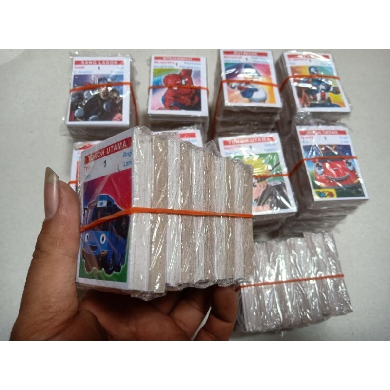 gambar kwartet mini/gambar umbul/gambar gepok isi 320pcs