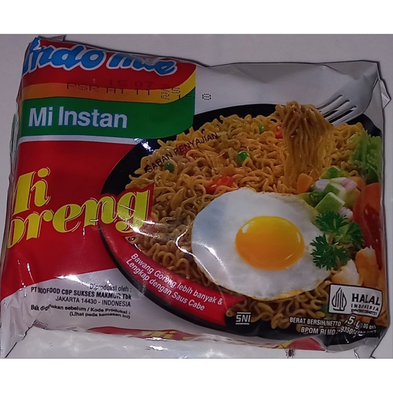 

5 pcs Indomie Goreng 85gram/ 10 pcs Indomie Goreng 85gram