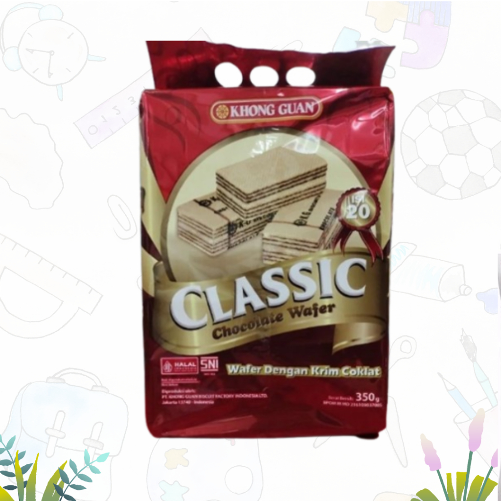 

Khong Guan Classic Wafer Coklat 350gr