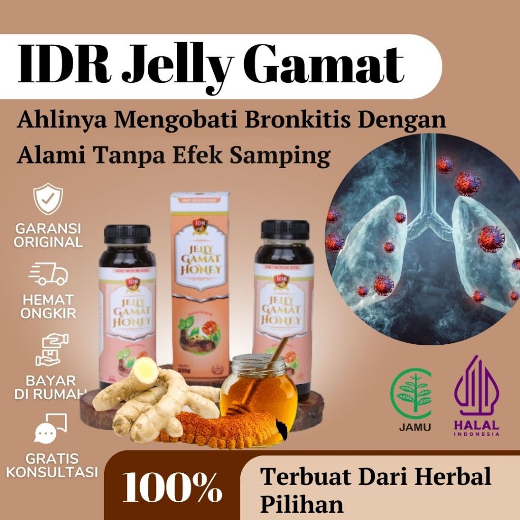 Obat Bronkitis - IDR Jelly Gamat - Testimoni Terbukti 100 %