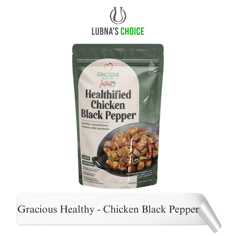 

Gracious Healthy Makanan Diet Instan - Chicken Black Pepper