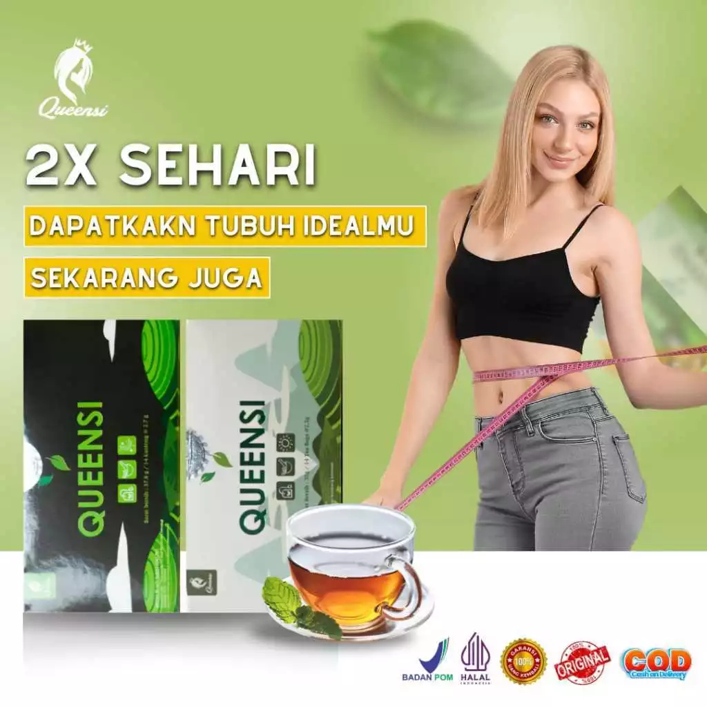 

Queensi Slimming Tea Pagi dan Malam - Teh Membantu Menghilangkan Lemak Tubuh & Penurun Berat Badan