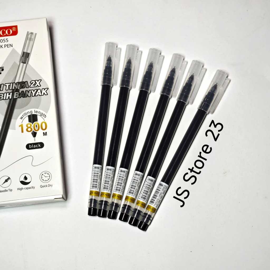 

(12 Biji) Pen Pulpen Ballpoint Gel 0.5mm VC 1055 Murah Bagus / Bolpen Bolpoin Gel Murah Bagus 0.5mm / Bulpoin Murah