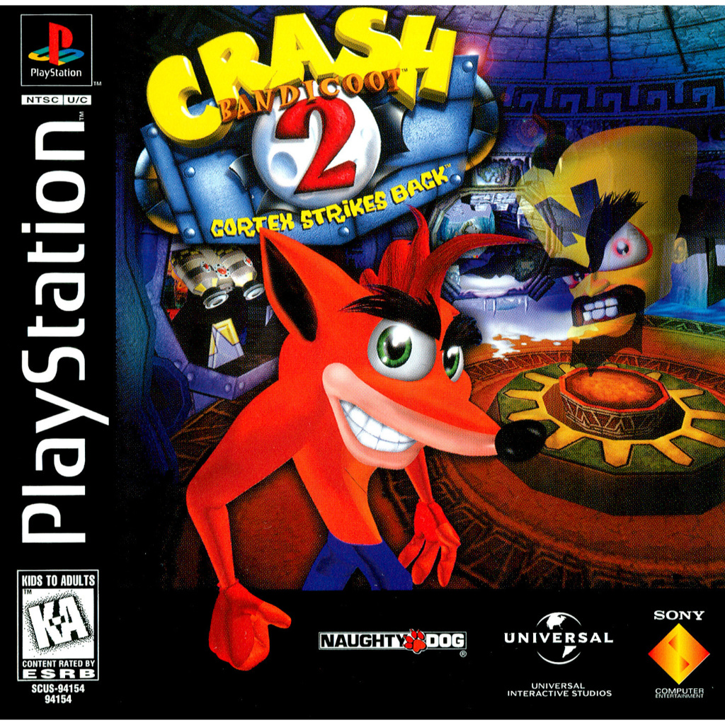 KASET PS1 CRASH BANDICOOT 2