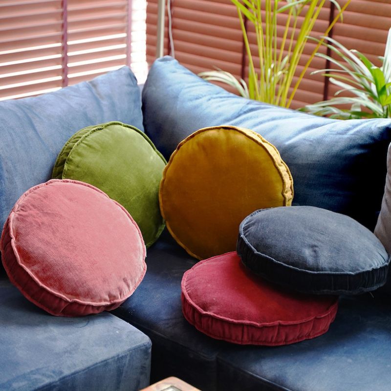 BANTAL SOFA DIAMETER 45 CM| BANTAL KURSI | BANTAL RUANG TAMU | BANTAL BULAT | BANTAL KEKINIAN | BANT