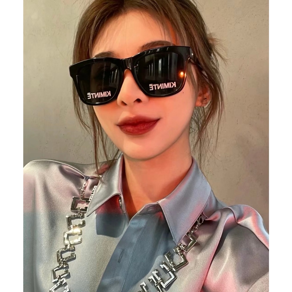 Kacamata hitam putih/hitam baru Kacamata hitam wanita Kacamata hitam tabir surya Kacamata hitam terp