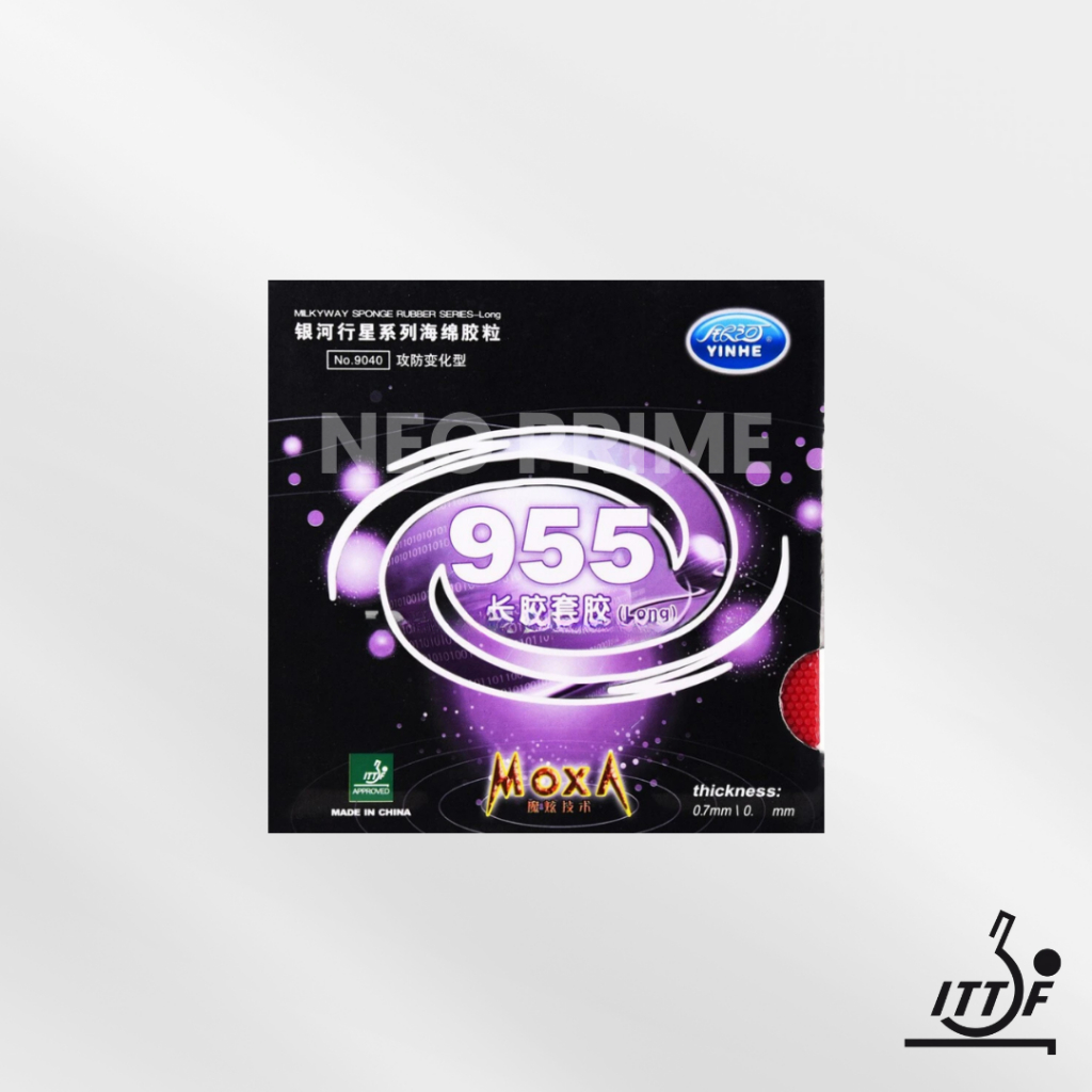 Yinhe 955 - Karet Bintik Panjang Long Pips Bet Pingpong Tenis Meja Yinhe 955 0,7