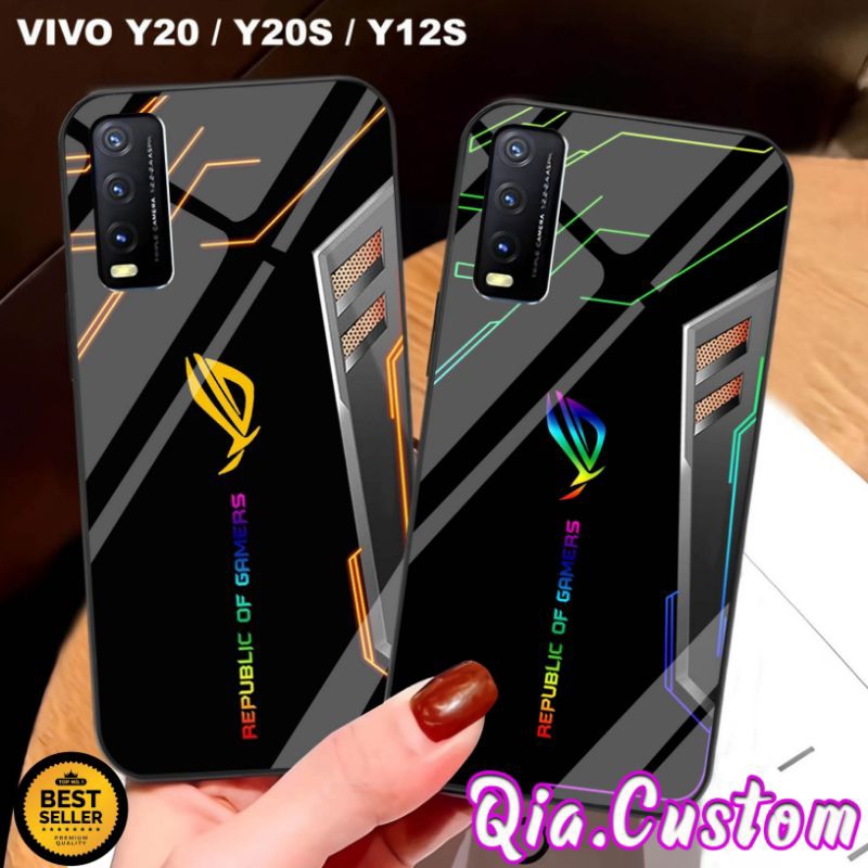 Promo Case Glossy Vivo Y20 Y20s Y12s Terbaru , Case Glossy Kilau Vivo Y20 Y20s Y12s , pelindung Hp V