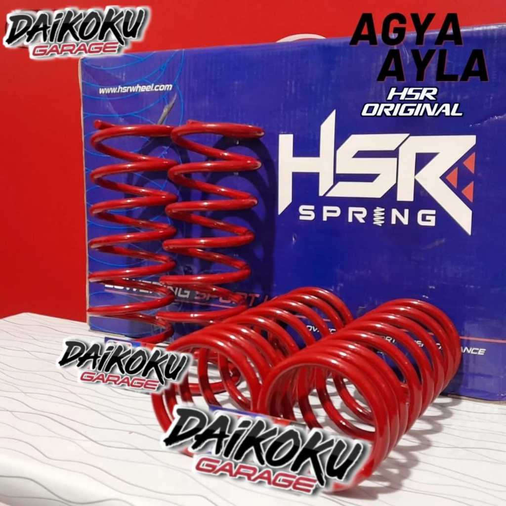 Lowering Kit Per Ceper HSR Red Untuk Mobil Toyota Agya,calya,sigra