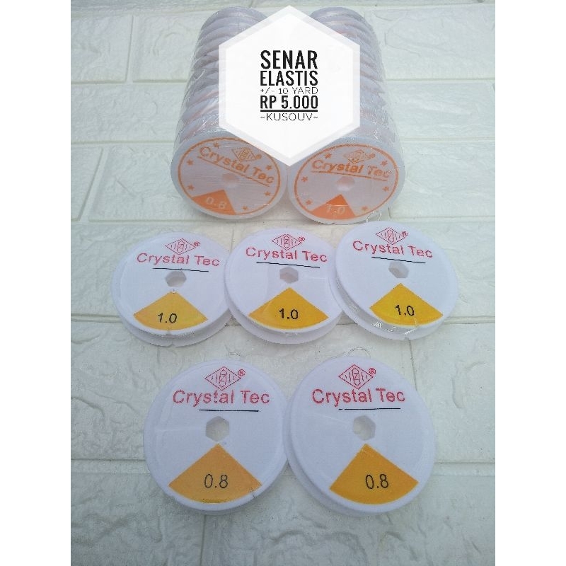 

Senar Elastis/Tali Senar/Tali Kenur/Tali Karet/Tali Gelang Kalung