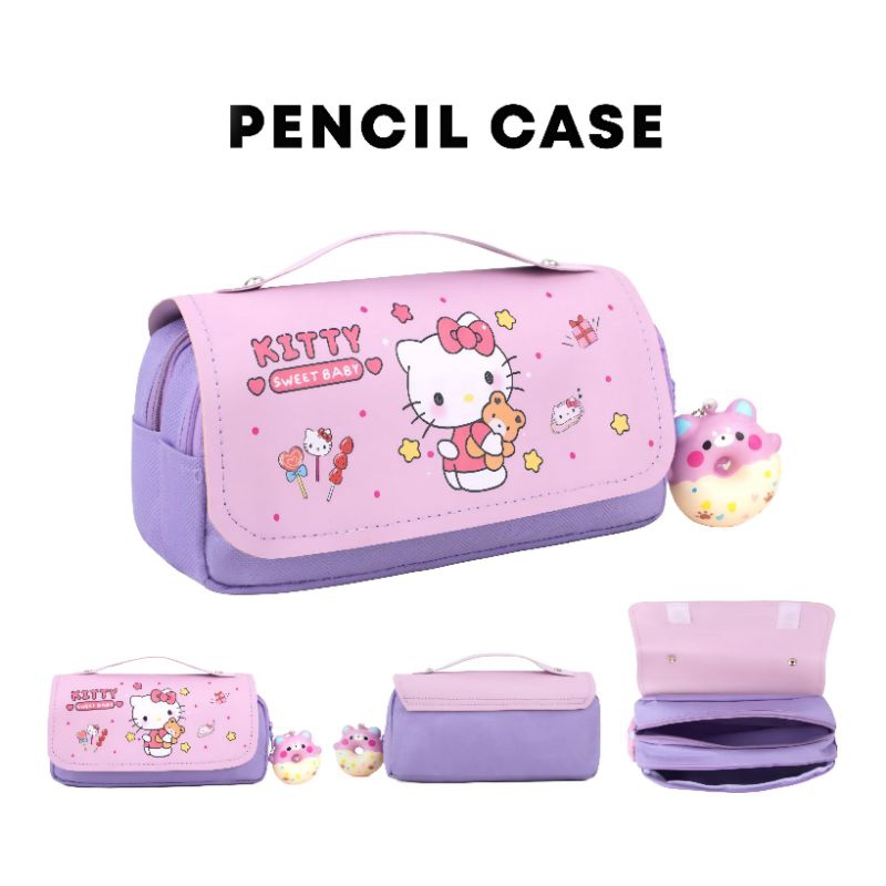 

KOTAK PENSIL KARAKTER PEREMPUAN LUCU / TEMPAT PENSIL ANAK / TEMPAT PENSIL KUROMI / TEMPAT PENSIL HELLO KITTY