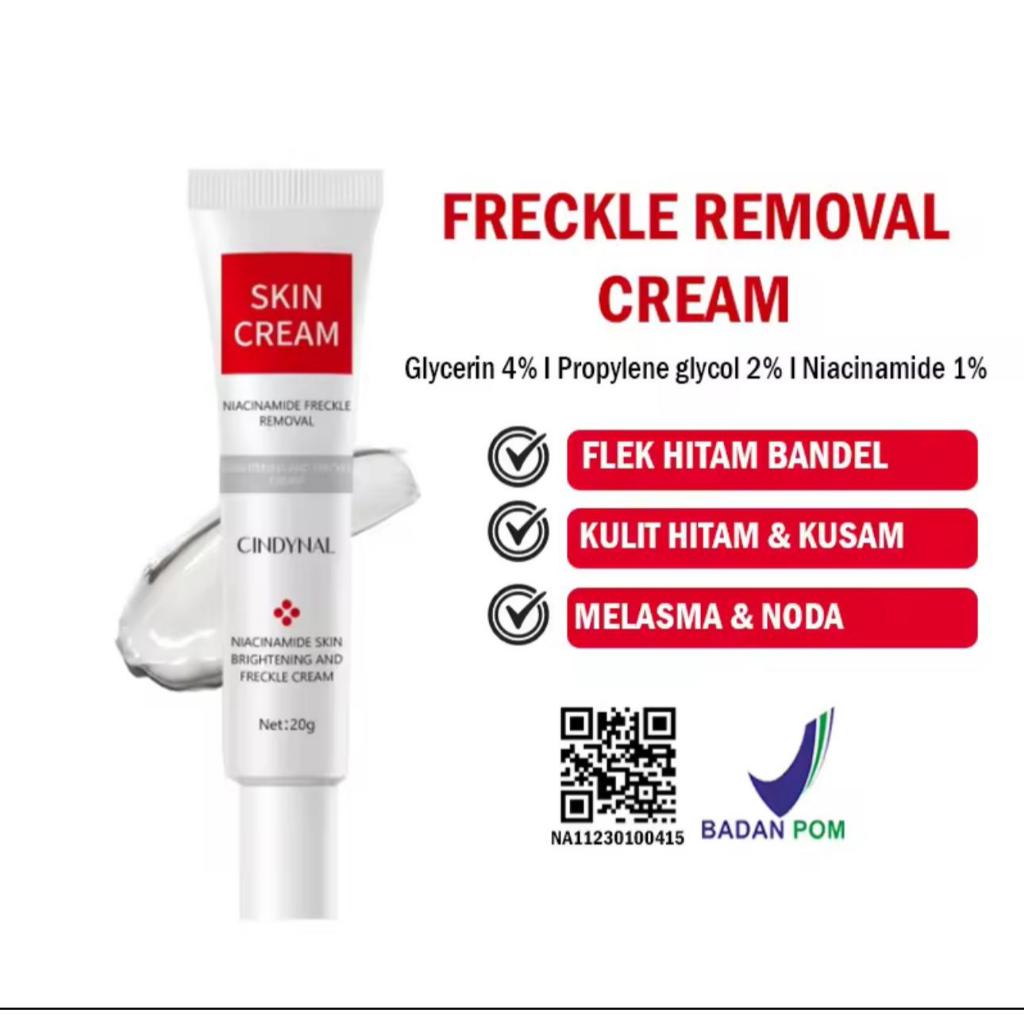 Krim Pemutih Wajah Whitening Blemish Melasma Freckle Cream Remove Dark Spots Anti Freckle CINDYNAL x