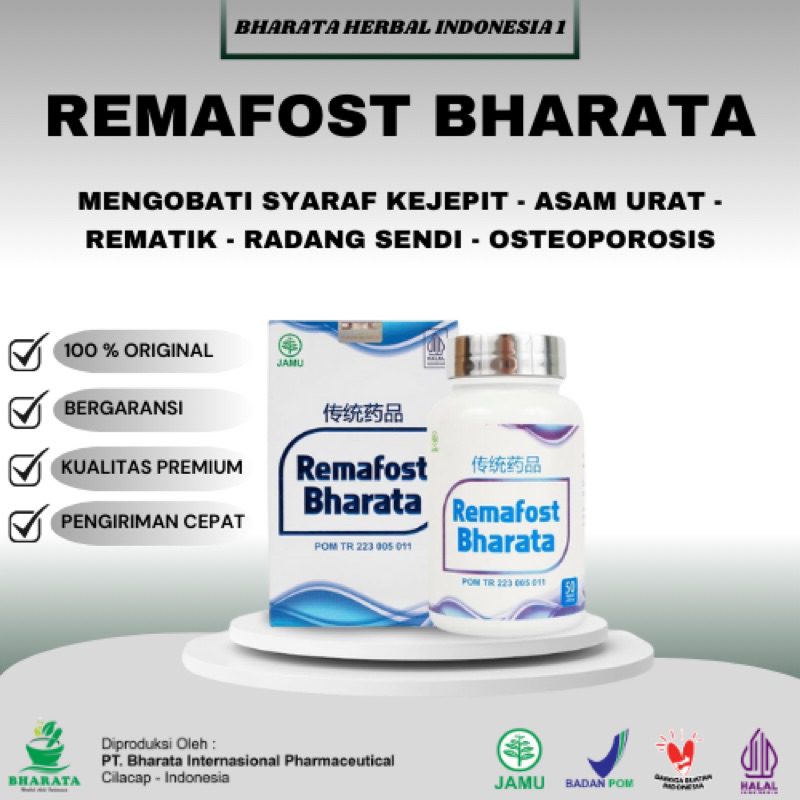 Remafost Bharata Obat Saraf Kejepit Obat Rematik Obat Asam Urat