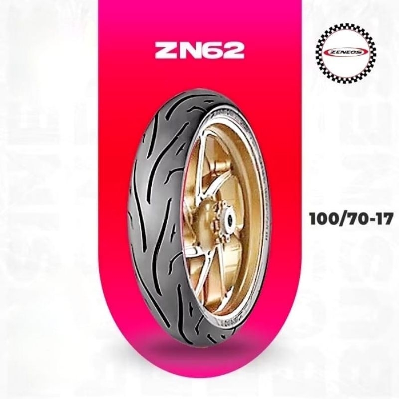 BAN ZENEOS ZN62 100/70 - 17 TUBLESS