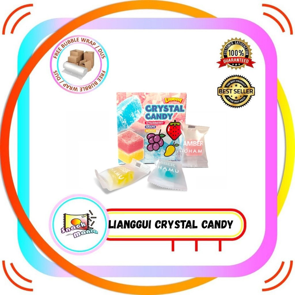 

Lianggui Crystal Candy Strawberry | Grape | Mango ~ 96 gr