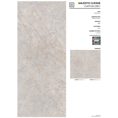 NIRO GRANITE MAJESTIC MATT GJES08 CHIFFON GREY 120X240