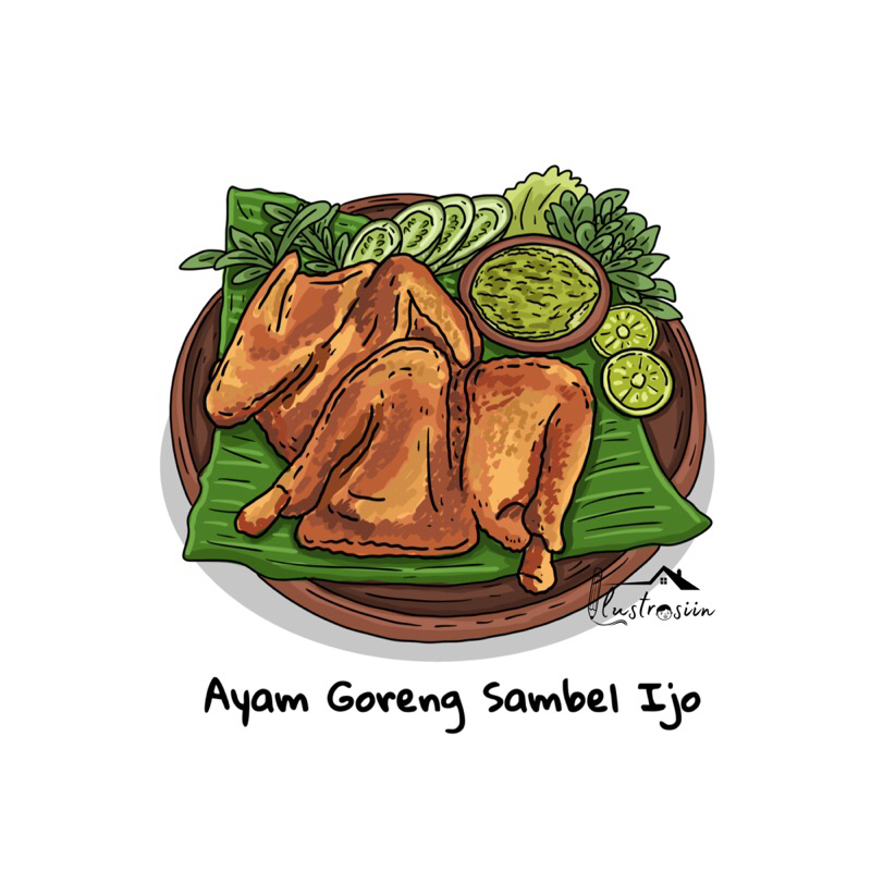 Ilustrasi model makanan