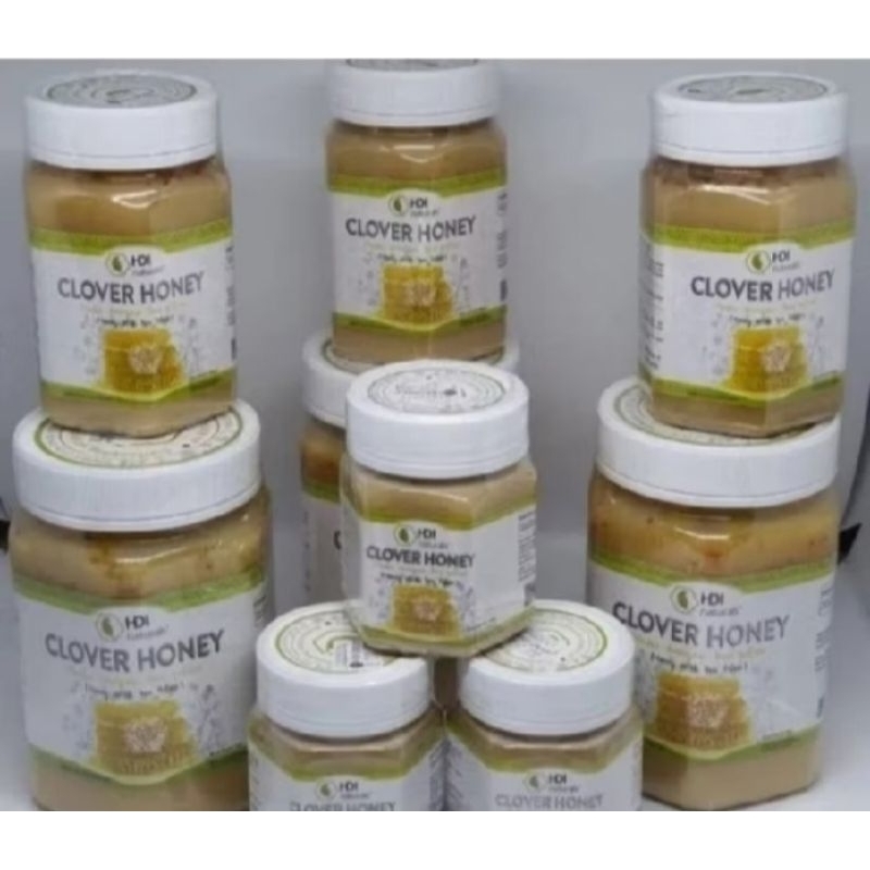 

madu clover honey 1kg, 500gr, 250gr exp 2026 free sendok kayu