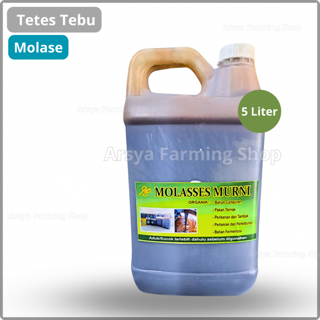 Molase / Tetes Tebu 5 Liter - Gula - Glukosa - Fermentasi