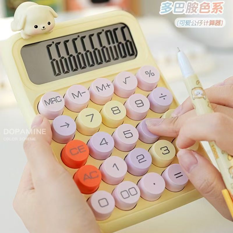 

YUH kalkulator aesthetic,calculator multifunksional manis berwarna permen, dokumen spesifik murid,