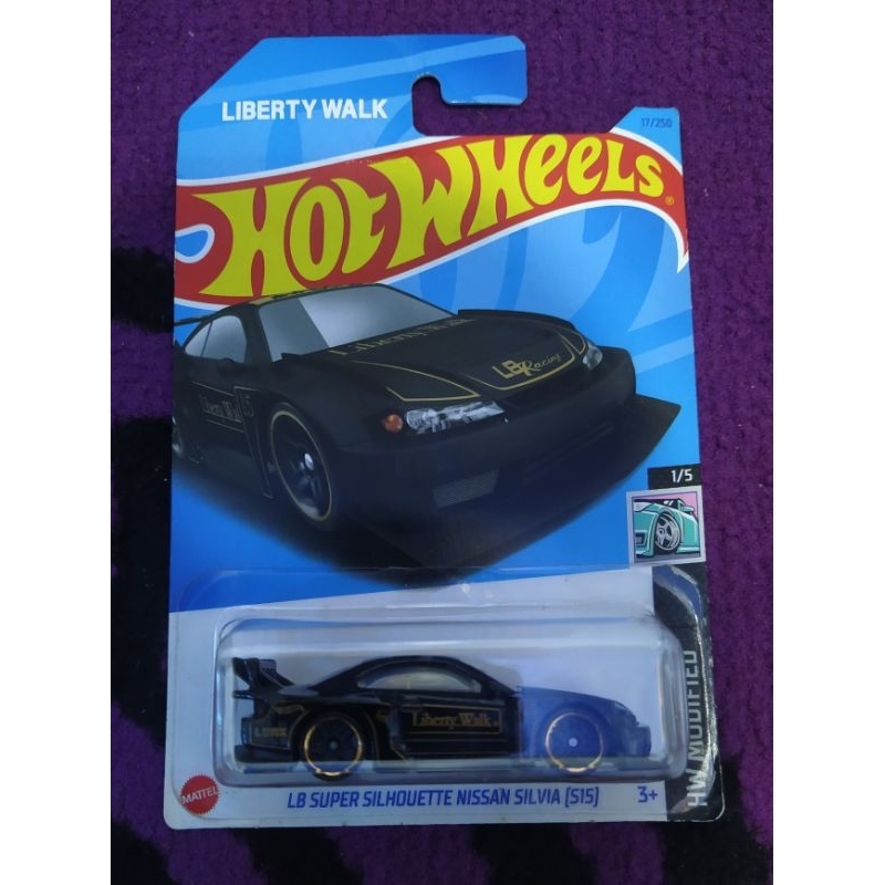 Hotwheels LB Super Silhouette Nissan Silvia (S15) Hitam LBWK