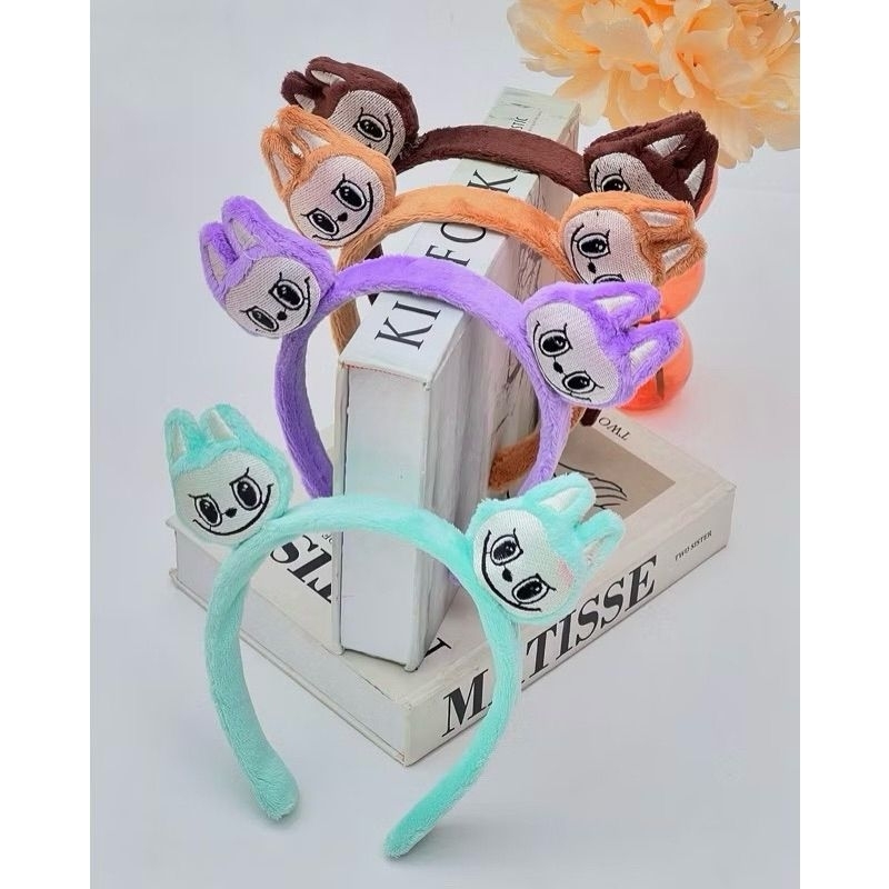 Bando Halus Boneka LabubuHead Hair Accessories Lucu Anak Labubu