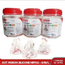 lll Dot Toples Pigeon Silikon Isi 18pcs Original