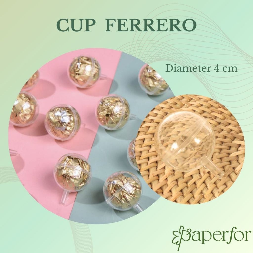 

GROSIR Cup Akrilik Ferrero 4cm isi 100pcs