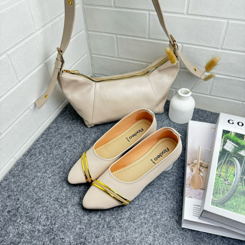 Beli 1 Gratis 1 Sepatu Wanita Fladeo Terbaru JL Promo Gratis Tas Selempang Cewek