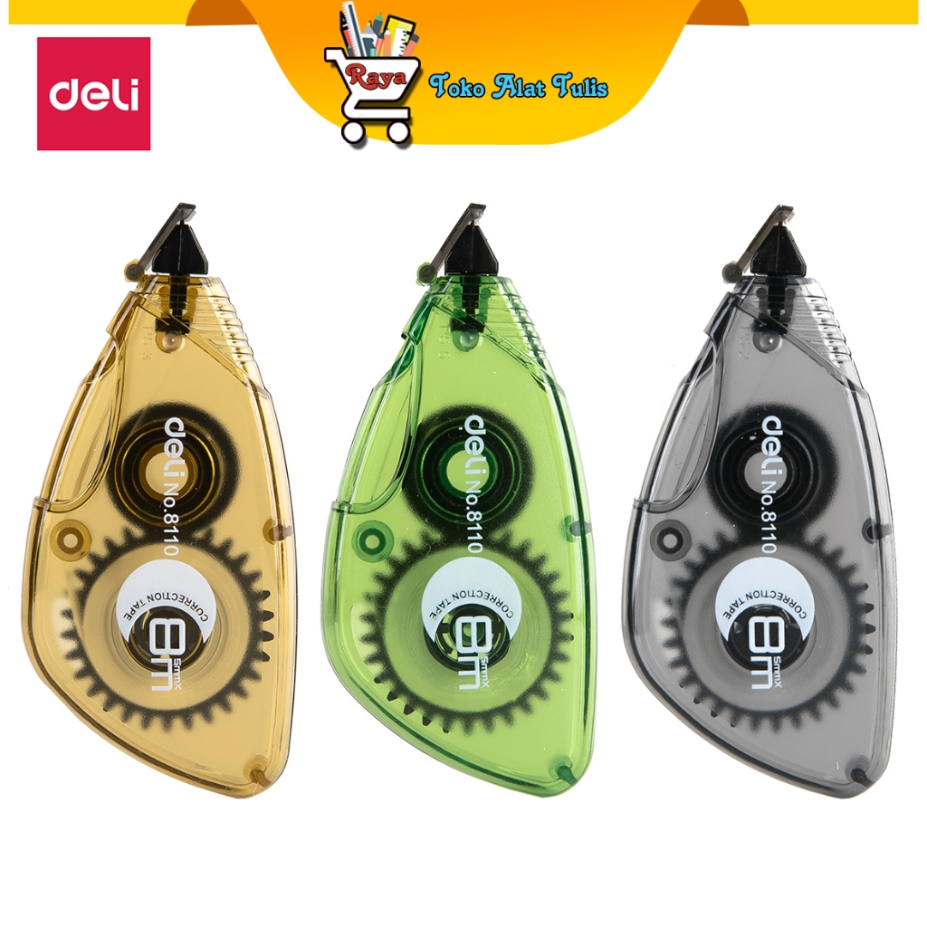 

DELI CORRECTION TAPE 5MX8MM - E8110