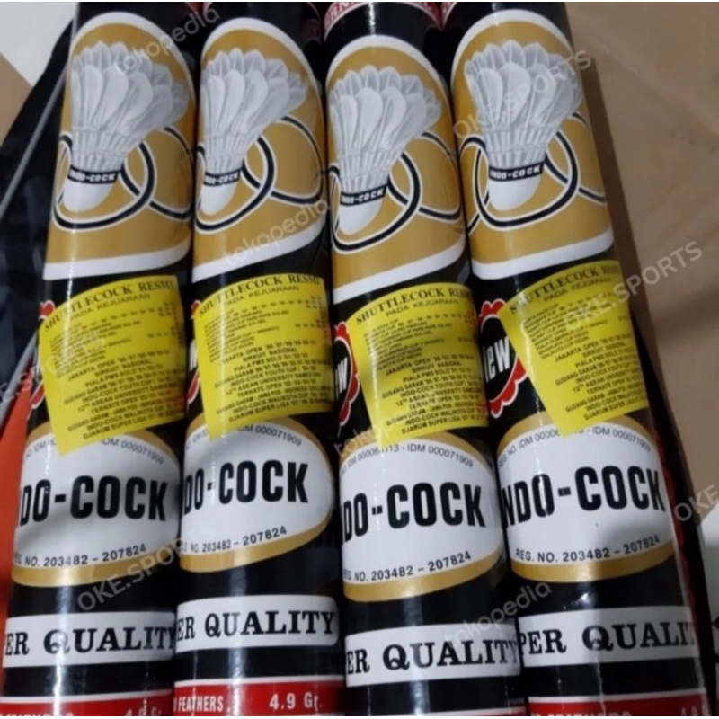 Shuttlecock Badminton Indocock Hitam | Indo Cock Hitam | Kok Badminton
