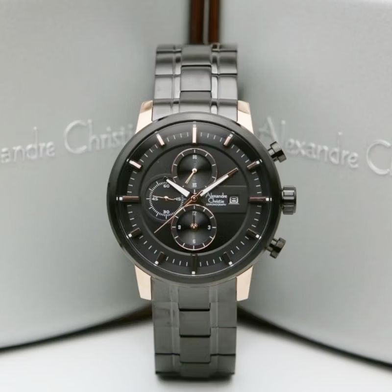 jam tangan pria Alexandre christie 6323 / 6323MC original
