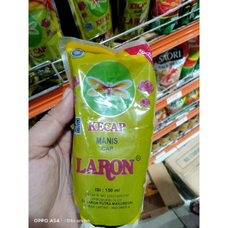 

Kecap laron 150 ml + packing kardus