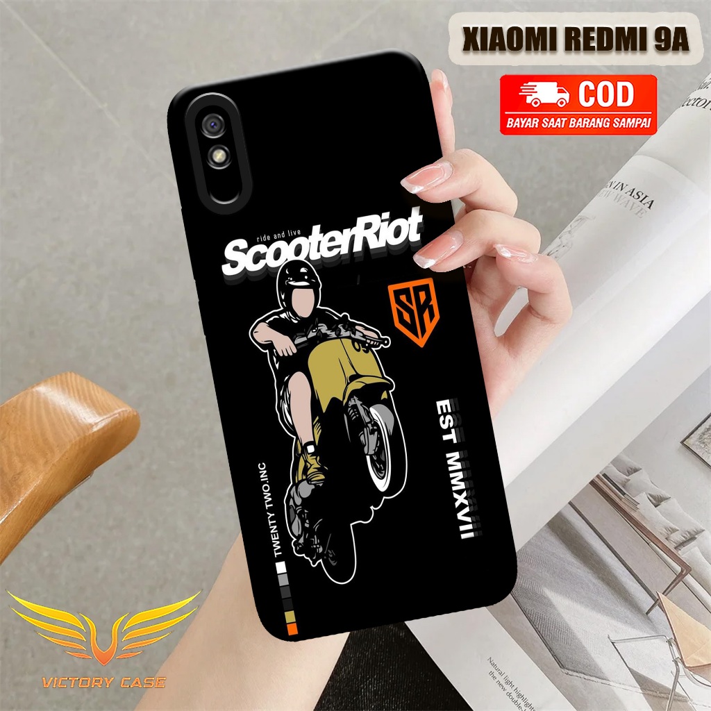 New Vespa Case - Softcase Xiaomi Redmi 9A Terbaru - Case Hp Xiaomi Redmi 9A - Casing Xiaomi Redmi 9A