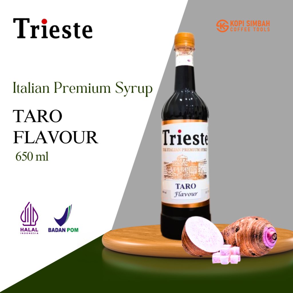 

Syrup TRIESTE Rasa TARO 650 ml Italian Premium Sirup Flavoured Minuman Bartender Kopi