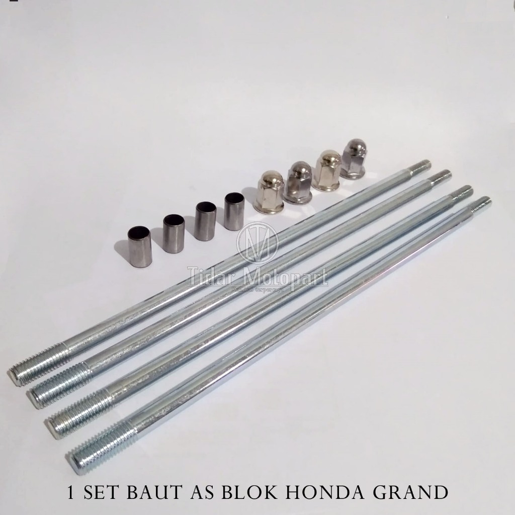 1 Set Baut Tusuk Sate Honda Grand /Baut Ancer Honda Grand /Baut As Blok Honda Grand