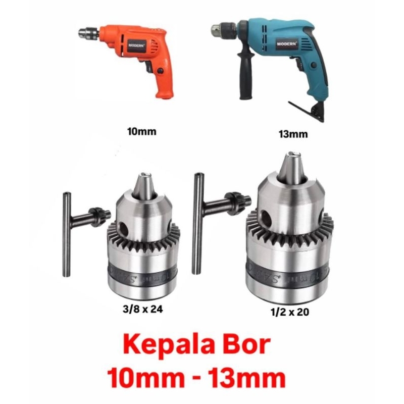 MODERN kepala bor listrik drat kepala chuck bor 10mm 13mm