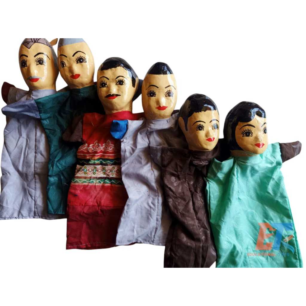 Mainan Edukasi Boneka Tangan Keluarga